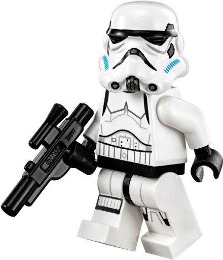 4You LEGO STAR WARS - STORMTROOPER + BROŃ (SW0578)