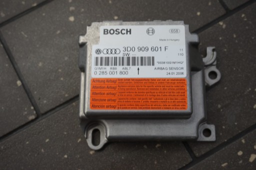 SENSOR AIRBAG PODUSZEK VW TOUAREG 3D0909601F 100%