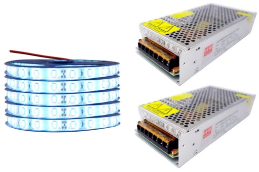 Oświetlenie 300 LED wodoodporne 5630 ZIMNA 25m