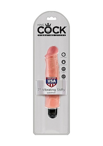 NATURALNE DILDO PENIS + WIBRATOR 4,3cm GRUBE