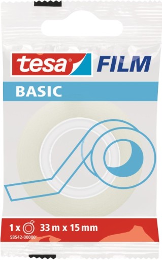 Taśma biurowa TESA Basic 15mm x 33m