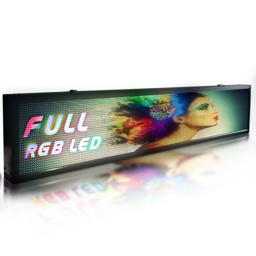 REKLAMA DWUSTRONNA LED RGB Tablica Ekran 100x40cm