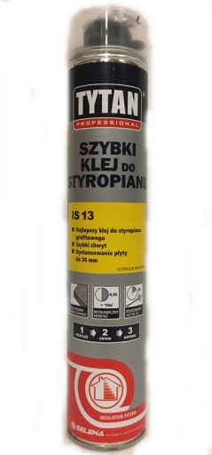 TYTAN IS 13 SZYBKI KLEJ DO STYROPIANU 870 ML IS13