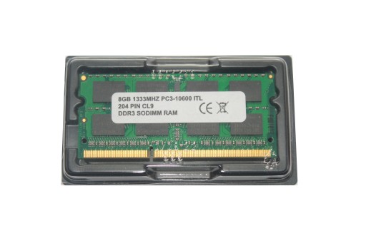 8GB 1333MHZ DDR3 PAMIĘĆ RAM DO LAPTOPA SODIMM BOX