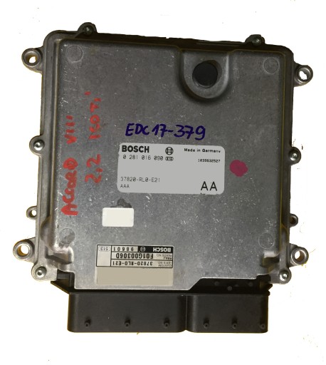 ECU HONDA ACCORD 2.2 0281016090 37820RL0E21 DOPISZ