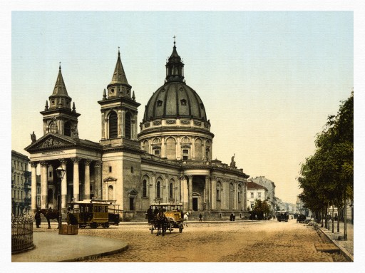 WARSZAWA Plac Trzech Krzyży 1890 r.