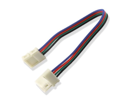 Złączka click 4 PIN 10mm 5050 RGB do taśma led 025