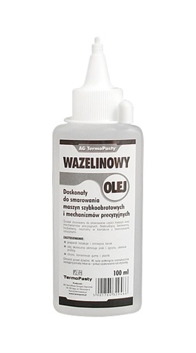 Olej wazelinowy płyn bezbarwny AG oliwiarka 100ml