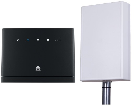 Zestaw router LTE Huawei B315 + MEGA ANTENA DUAL