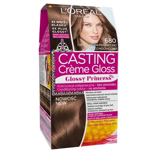 L'Oreal Casting farba Creme Gloss 680 czekoladowe