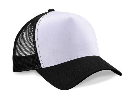 CZAPKA Z DASZKIEM TRUCKER TIRÓWKA B640 BLACK/WHITE