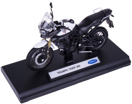 TRIUMPH TIGER 800 MODEL METAL/PLA WELLY MOTOR 1:18