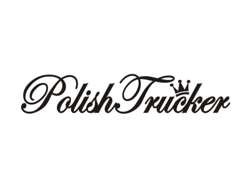 Naklejka na tira busa szybę Polish Trucker Driver, *WZORY *KOLORY