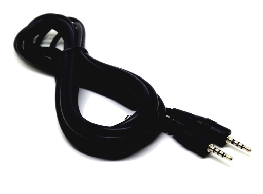 Kabel Micro Jack 2.5 mm - Micro Jack 2.5 4pin Słuchawki + Mikrofon 1.5m