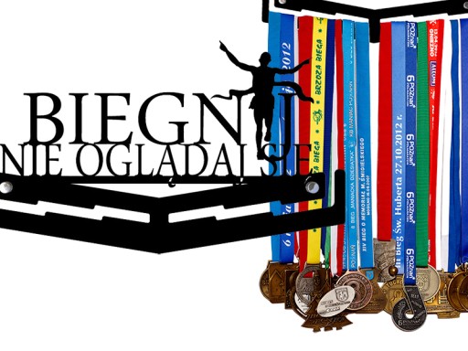 WIESZAK NA MEDALE MEDALÓWKA BIEGNIJ NIE OGLĄDAJ