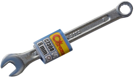 KLUCZ PŁASKO OCZKOWY 8 mm C7308