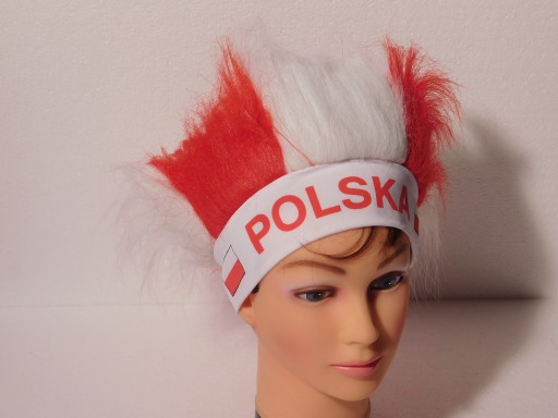 OPASKA KIBICA WŁOSY POLSKA REPREZENTACJI POLSKI