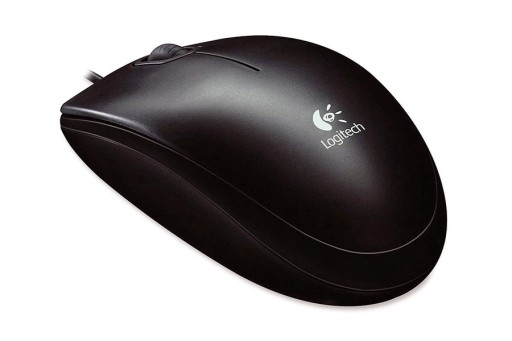 Mysz przewodowa Logitech B100 czarna USB 800 DPI