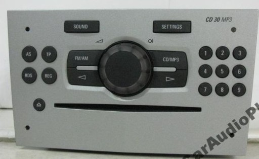 RADIO CD OPEL ASTRA ZAFIRA CORSA CD30 MP3 + AUX