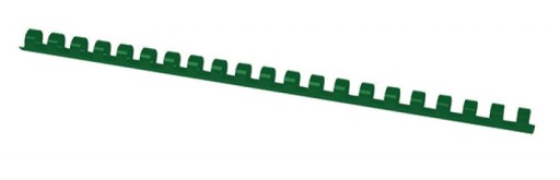 Grzbiety do bindowania 6mm zielone 100 sztuk 118021