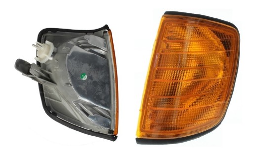 MIGACZ PRZEDNI MERCEDES W201 190 1982-1993 ŻÓŁTY