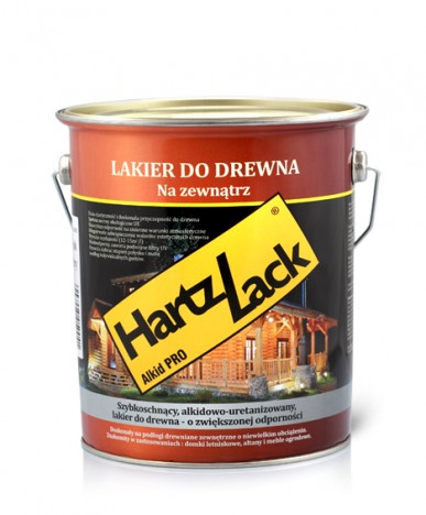 HartzLack Lakier ALKID PRO drewna Bezbarwn 10L MAT