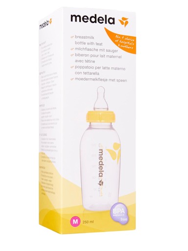 Medela 1x Butelka ze smoczkiem 250ml rozmiar M