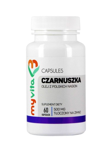 OLEJ Z CZARNUSZKI 500mg 60kaps POLSKI MyVita