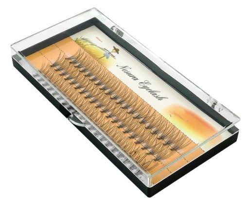 RZĘSY NESURA EYELASH KĘPKI RZĘS JEDWABNE 8mm 60szt