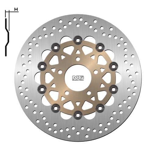 NG239 TARCZA HAMULCOWA PRZÓD SUZUKI SV650 99-02