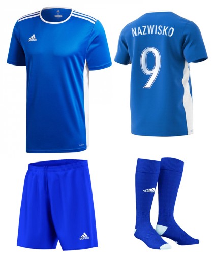 STRÓJ PIŁKARSKI ADIDAS 10 KOLORÓW TWÓJ NADRUK L