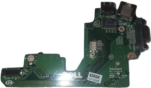 DELL Latitude E5420 Moduł VGA kart SIM LAN USB