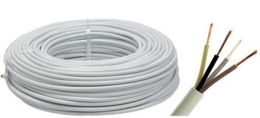 Przewód kabel okrągły linkowy OWY 450/750V 5x0,5mm2 1mb