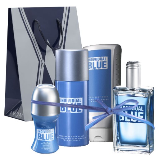 Avon INDIVIDUAL BLUE zestaw dla Niego 5 części