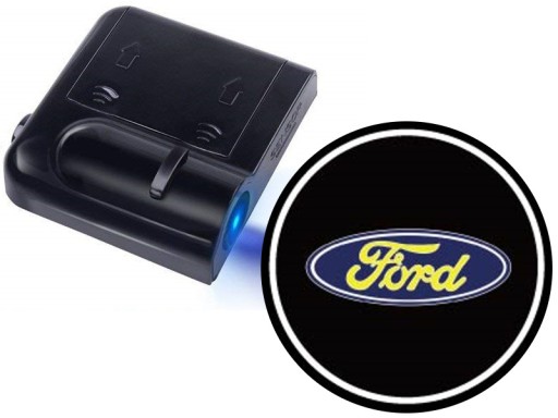 ŚWIATŁA LED POWITALNE LOGO FORD BEZPRZEWODOWE 3D