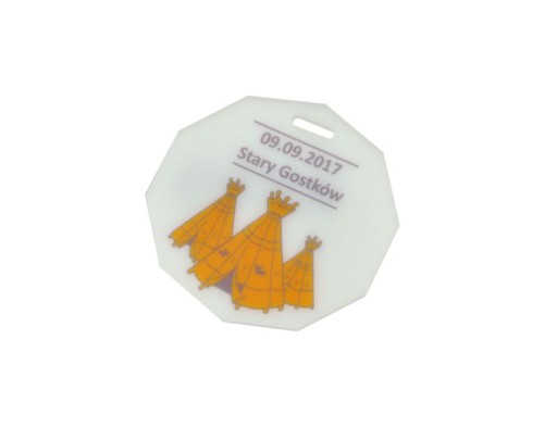 medale okolicznościowe z nadrukiem UV 50 szt 8x8cm