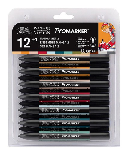 PROMARKER W&N zestaw 13 pisaków Manga Set 2