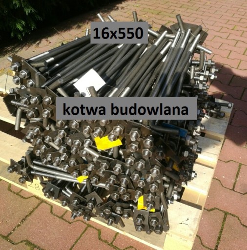 KOTWA BUDOWLANA DO MURŁAT FAJKOWA M16x550 Lublin