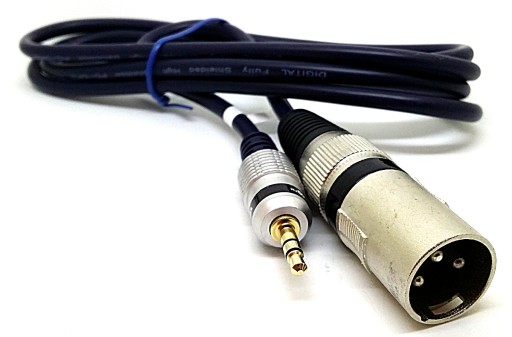 Przyłącze wtyk mały JACK 3.5 STEREO -wtyk XLR 3m