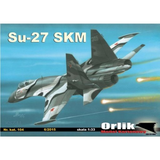 Orlik 104 Samolot myśliwski SU-27 SKM 1:33