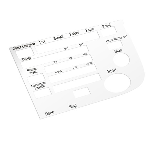 Konica Minolta Bizhub 36 / 42 Naklejka na panel