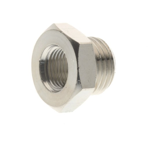Redukcja z 1/2z na 3/8w BSP mosiądz niklowany
