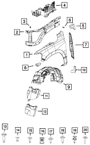 BŁOTNIK PRZEDNI DODGE RAM 2019