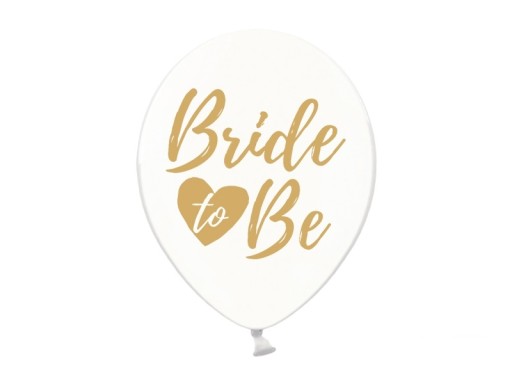 Balony Bride to be, 30 cm, wieczór panieński, 5szt