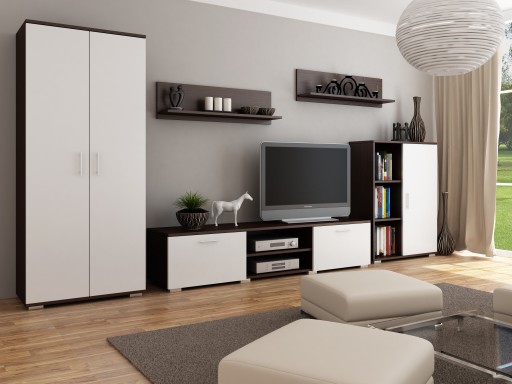 Meblościanka ''California'' WENGE BIEL