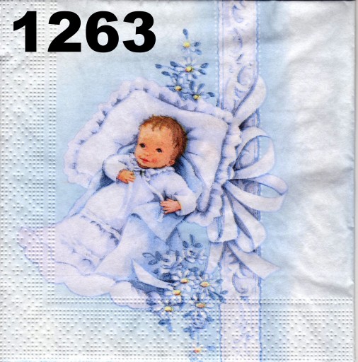 Serwetki do decoupage-1szt- CHRZEST -NR 1263