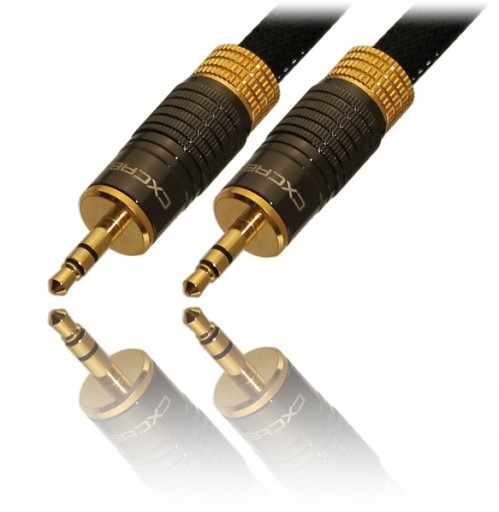 KABEL JACK 3,5mm - Jack 3,5 CX HJ405 Hi Line 5m PREMIUM SREBRO Hi-END AUDIO