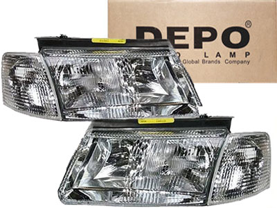 DEPO REFLEKTORY + MIG. LAMPY H4+H7 PASSAT B5 96-00