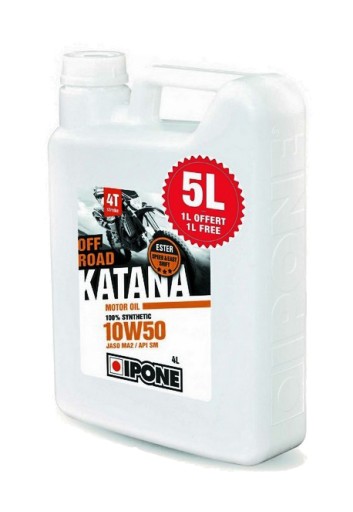 OLEJ SILN. IPONE KATANA OFF ROAD 10W50 SYNTETYK 5L