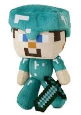 MINECRAFT STEVE PLUSZAK MASKOTKA FIGURKA CREEPER